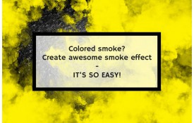Colored smoke? Create awesome smoke effect - it’s so easy!