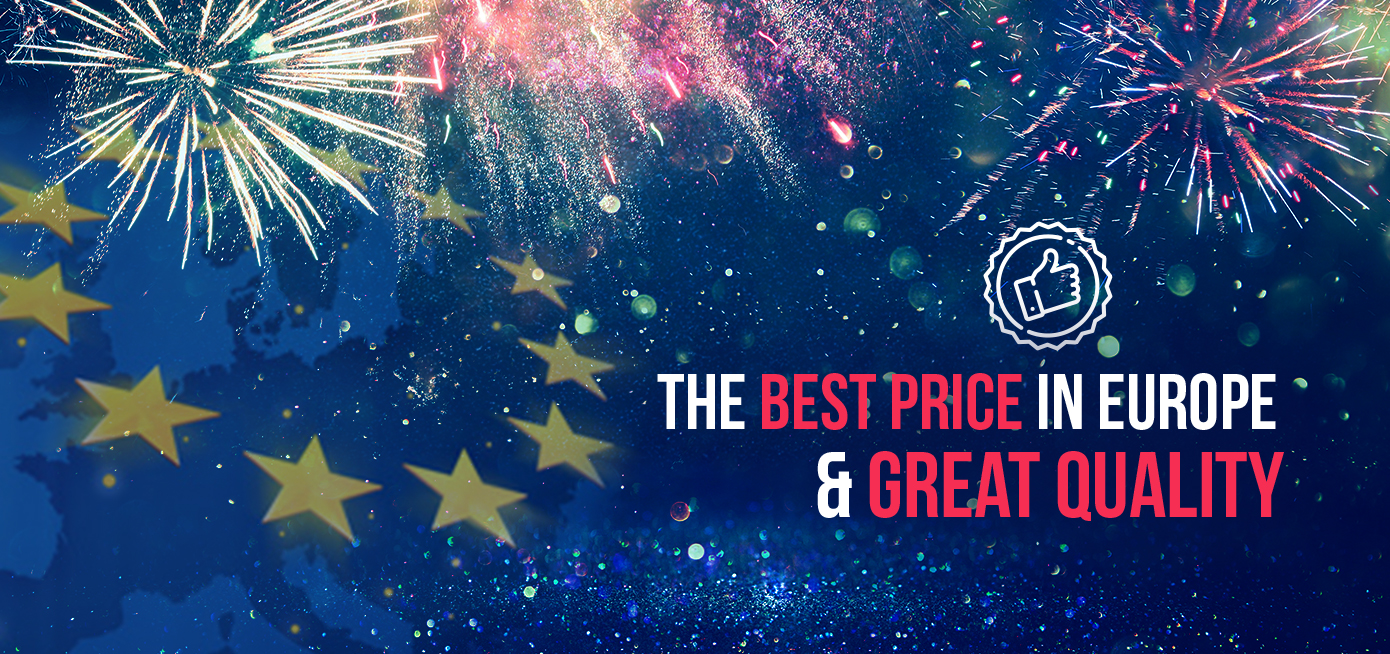 The best price in Europe